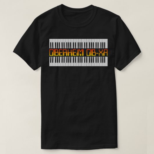 T-shirt Synth Vintage Oberheim OBXA  (Design devant)