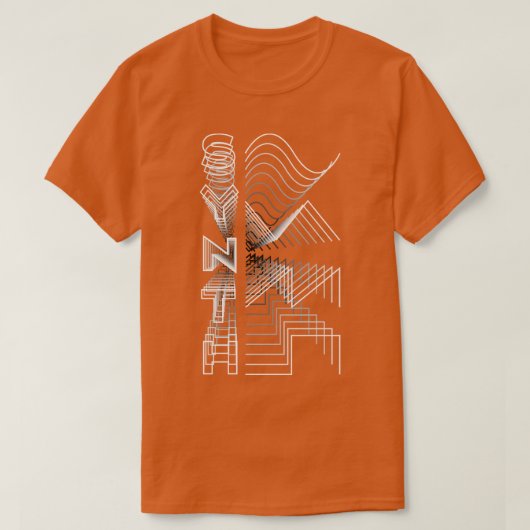 T-shirt Synth Waveform Audio Conception analogique Cadeau (Design devant)