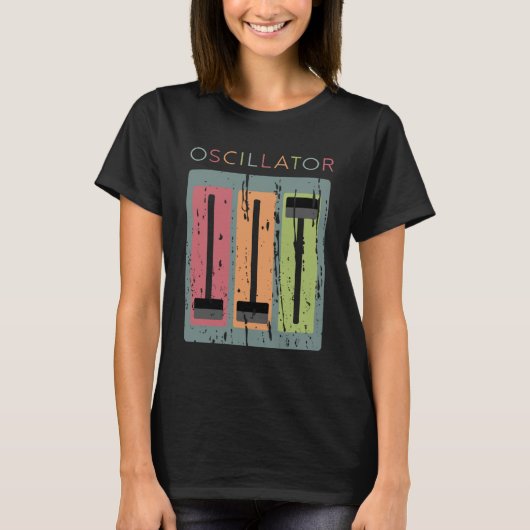 T-shirt Synthèse modulaire Oscillateur Synthèse analogique (Devant)