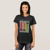 T-shirt Synthèse modulaire Oscillateur Synthèse analogique (Devant entier)