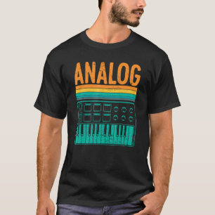 T-shirt Synthétiseur analogique Clavier de musicien Keyboa