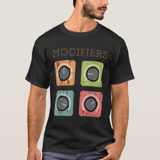 T-shirt Synthétiseur analogique Vintage de synthétiseur mo