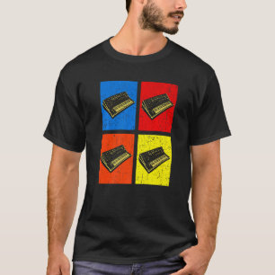 T-shirt Synthétiseur cardiaque électronique rétro