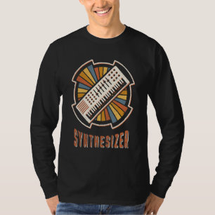 T-shirt Synthétiseur Classique Rétro Vintage Musique Amour