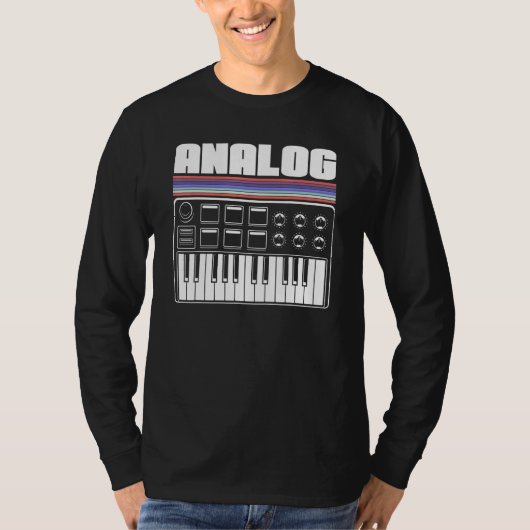 T-shirt Synthétiseur cool Analog Acid Machine Synth Nerd 8 (Devant)