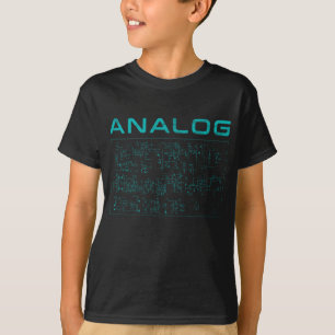 T-shirt Synthétiseur de clavier de synthèse analogique