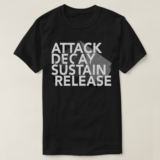 T-shirt Synthétiseur de libération d'attaque (Design devant)