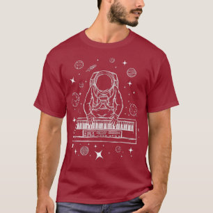 T-shirt Synthétiseur de musique analogique Techno DJ vinta