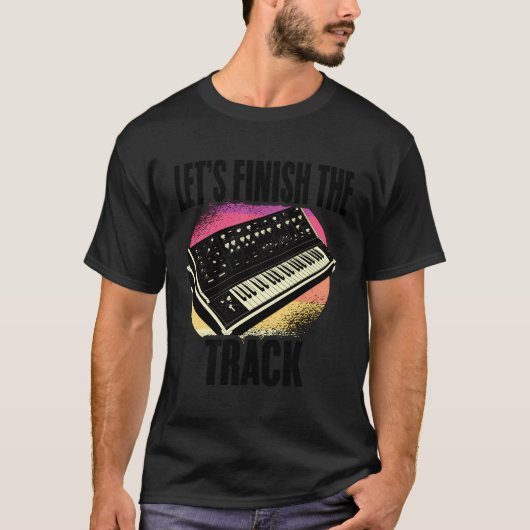 T-shirt Synthétiseur de musique électronique Techno Music  (Devant)