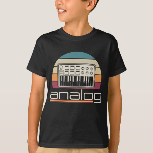 T-shirt Synthétiseur modulaire Musicien de synthèse analog (Devant)