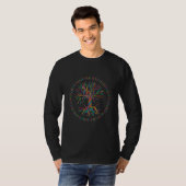 T-shirt Synthétiseur modulaire Techno Audio Tree, équipeme (Devant entier)
