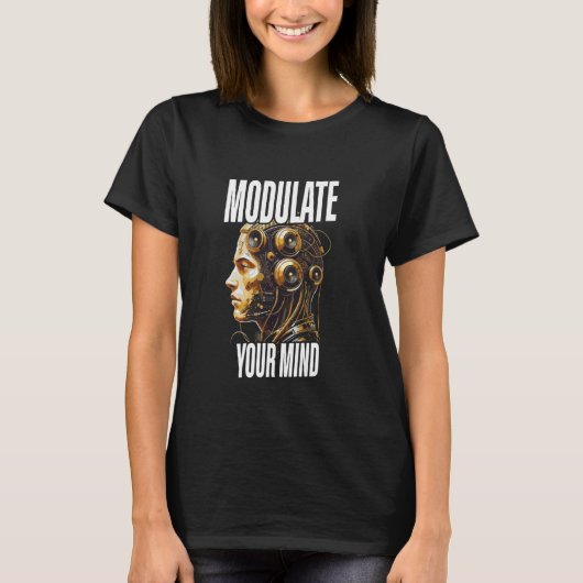 T-shirt Synthétiseur Musicien Synthétiseur DM Moduler votr (Devant)