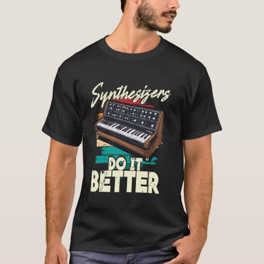 T-shirt Synthétiseur Musicien Synthétiseur DM Synthétiseur (Devant)