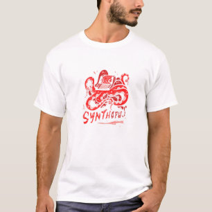 T-shirt Synthétiseur octopus analogue de Dj Nerd Producer 