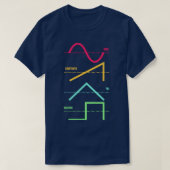 T-shirt Synthétiseur Techno Modulaire Synth Analog (Design devant)