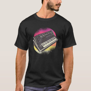 T-shirt Synthétiseur Techno Retro