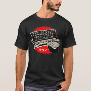 T-shirt Synthétiseur vintage Retro analogique Japonais Syn