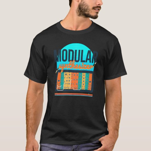 T-shirt Synthonde de synthèse modulaire Synthwave 80s Synt (Devant)