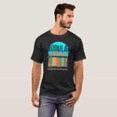 T-shirt Synthonde de synthèse modulaire Synthwave 80s Synt (Devant entier)