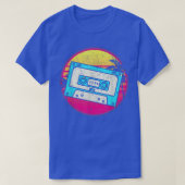 T-shirt Synthwave 80s Music Lover Retro Cassette Vaporwave (Design devant)
