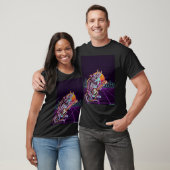 T-shirt Synthwave Chameleon (Unisexe)