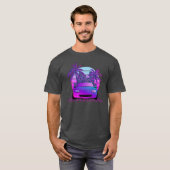 T-shirt Synthwave Miata NB (Devant entier)