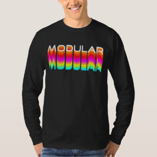 T-shirt Synthwave modulaire 80s rétro analogique Synthwave