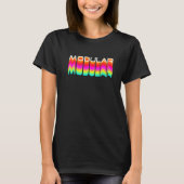 T-shirt Synthwave modulaire 80s rétro analogique Synthwave (Devant)