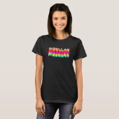 T-shirt Synthwave modulaire 80s rétro analogique Synthwave (Devant entier)