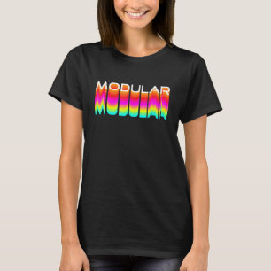 T-shirt Synthwave modulaire 80s rétro analogique Synthwave