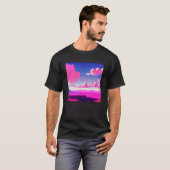 T-shirt Synthwave ouonude rétroonde futuresynth sci fi 7 (Devant entier)