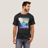 T-shirt Synthwave ouonude rétroonde futuresynth sci fi 8 (Devant entier)