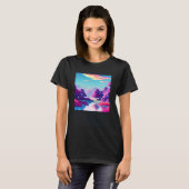 T-shirt Synthwave oups rétrowave futuresynth sci fi 10 (Devant entier)