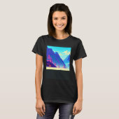 T-shirt Synthwave oups rétrowave futuresynth sci fi 12 (Devant entier)