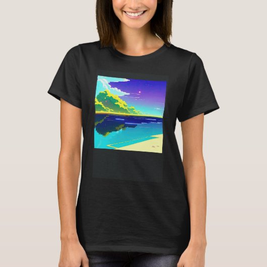 T-shirt Synthwave oups rétrowave futuresynth sci fi 14 (Devant)