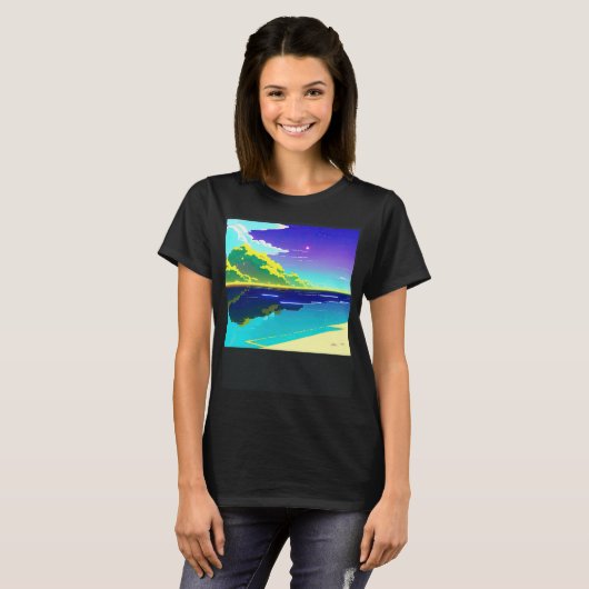 T-shirt Synthwave oups rétrowave futuresynth sci fi 14 (Devant entier)