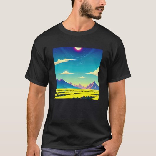 T-shirt Synthwave oups rétrowave futuresynth sci fi 15 (Devant)