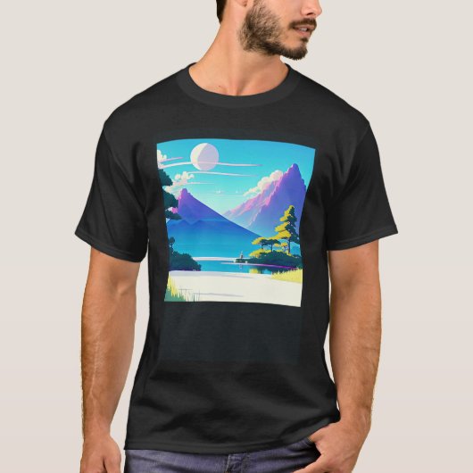 T-shirt Synthwave oups rétrowave futuresynth sci fi 15 (Devant)