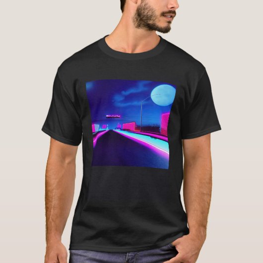 T-shirt Synthwave oups rétrowave futuresynth sci fi 26 (Devant)