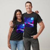 T-shirt Synthwave oups rétrowave futuresynth sci fi 26 (Unisexe)