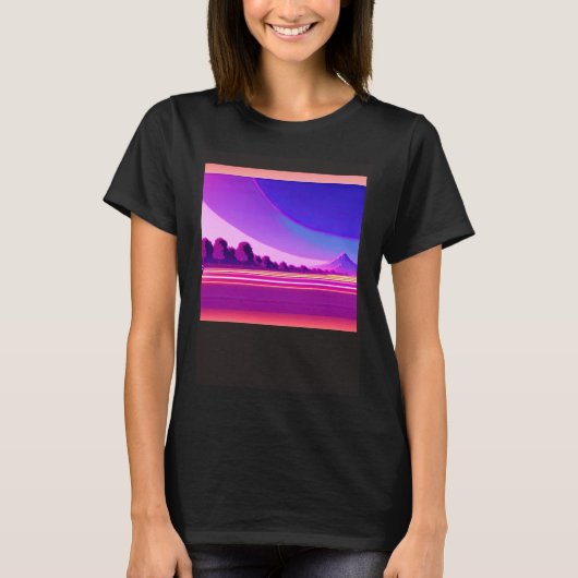 T-shirt Synthwave oups rétrowave futuresynth sci fi 31 (Devant)