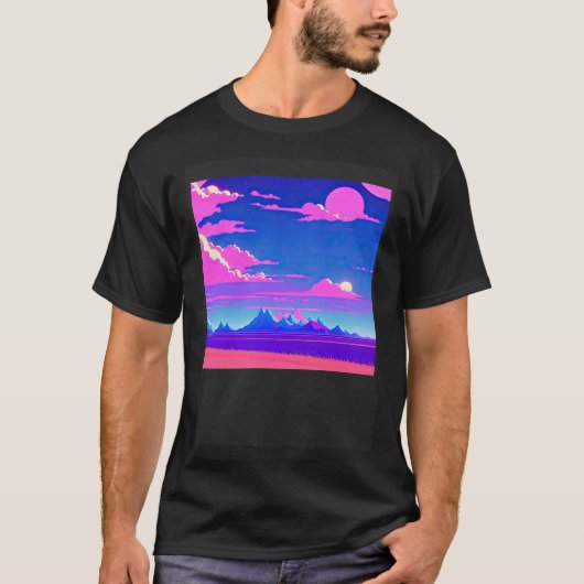 T-shirt Synthwave oups rétrowave futuresynth sci fi 51 (Devant)