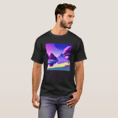 T-shirt Synthwave oups rétrowave futuresynth sci fi 72 (Devant entier)