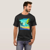 T-shirt Synthwave oups rétrowave futuresynth sci fi 74 (Devant entier)