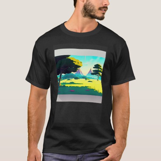 T-shirt Synthwave oups rétrowave futuresynth sci fi 77 (Devant)