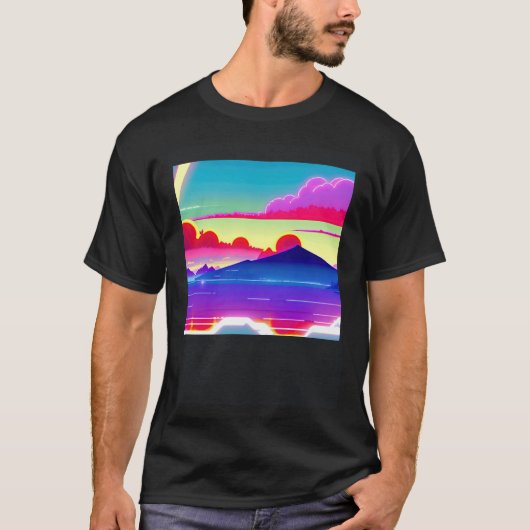 T-shirt Synthwave oups rétrowave futuresynth sci fi 79 (Devant)