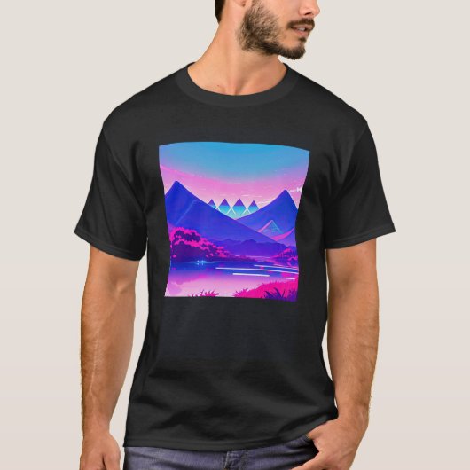 T-shirt Synthwave oups rétrowave futuresynth sci fi 83 (Devant)