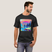 T-shirt Synthwave oups rétrowave futuresynth sci fi 87 (Devant entier)