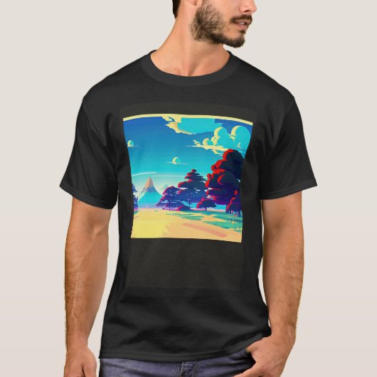 T-shirt Synthwave oups rétrowave futuresynth sci fi 88 (Devant)