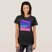 T-shirt Synthwave outrun retrowave futuresynth sci fi 20 (Devant entier)